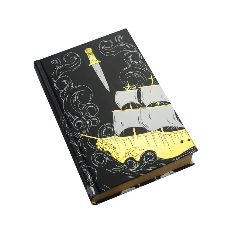 Fiction In Bulk Factory Low Price Hot Gold Foil Edge Book Novel Manufacturer Custom