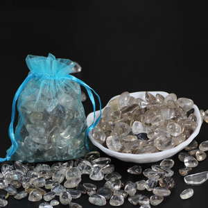 อัญมณีธรรมชาติโรสควอตซ์หัตถกรรมตาเสือรักษาคริสตัลร่วงลงบดกรวดคริสตัลสําหรับการทําสมาธิ - Product Image 6