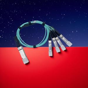 Câble optique actif de rupture de liaison KEXINT QSFP-4 X 10G-AOC 1M OM3 compatible FTTH 40G QSFP+ vers 4 X 10G SFP+ - Product Image 2