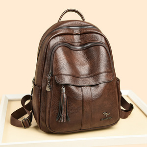 Mochila de Moda, Estilo Simple, Gran Capacidad, Bolso de Mano, Cuero PU de Alta Calidad, Mochila para Mujer - Product Image 4