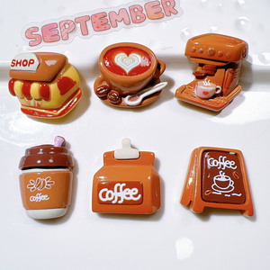 Abalorios de resina planos con forma de hot dogs de Hamburgo para decoración DIY de fundas de teléfono y manualidades - Product Image 5