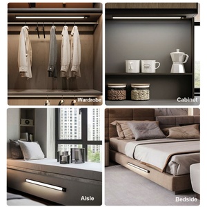Lumière LED pour armoire de cuisine, 3 couleurs, gradation progressive, détecteur de mouvement PIR, éclairage LED sous l'armoire - Product Image 6