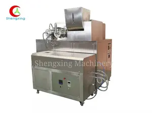 Automatische 3d Pellet Chips Rijst Garnalen Vlokken Tandwiel Fryums Extruder Krupuk Productielijn Garnaal Cracker Making Machine