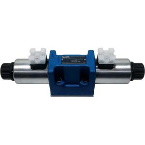 วาล์วควบคุมทิศทางไฮดรอลิก Rexroth รุ่น NG10 DC24V แบบซ่อนปุ่มกดมือ ซีล NBR แรงดัน 315 บาร์ อัตราการไหล 25 ลิตร/นาที - Product Image 1