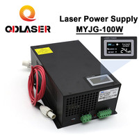 Alimentation laser CO2 QDLASER MYJG-100W 100W avec moniteur LED pour machine de gravure et de découpe laser CO2