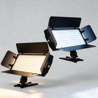 Luz de Video LED Bicolor Regulable JIXIO Compact de 36W, 3200K 5600K, CRI 95, 3000 Lúmenes, Aleación de Aluminio, Compatible con NP F550 F750 F960
