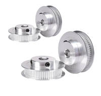 Poulie en aluminium Sy GT2, 80 dents, alésage intérieur 6/6,35/8/10/12/12,7 mm, largeur 6 mm, courroie de distribution 2GT, OEM pour imprimante 3D CNC