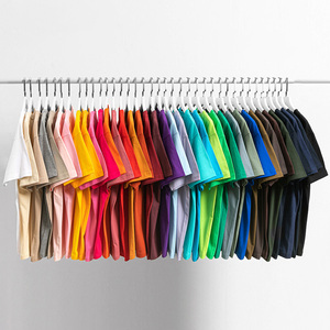 T-shirt en coton biologique 100% 300 g/m², vierge, sans marque, en gros - Product Image 4
