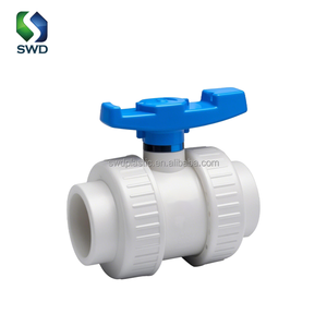 Piscina de plástico De Irrigação De Água de <span class=keywords><strong>PVC</strong></span> Válvula de Esfera verdadeira da união - Product Image 1