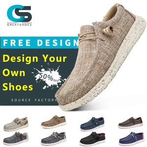 MAZ Greatshoes, Nuevos Zapatos <span class=keywords><strong>de</strong></span> Lona Sin Cordones para Caminar, Zapatos Casuales para Caballeros con Suela <span class=keywords><strong>de</strong></span> Goma, Mocasines para Hombre - Product Image 1