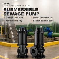 Pompe à eau submersible automatique à fonctionnement silencieux, corps en fonte, conçue pour les systèmes d'alimentation en eau industrielle