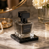Bouteilles de parfum en verre colorées avec boîte, 30ml, 50ml, 100ml, vides, avec logo personnalisé, fourniture directe usine