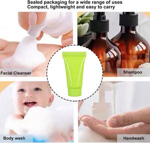 ขวดพลาสติก PE สีขาวสำหรับใส่ผลิตภัณฑ์ทำความสะอาดผิวหน้า หลอดพลาสติกสำหรับบรรจุภัณฑ์ครีม - Product Image 4