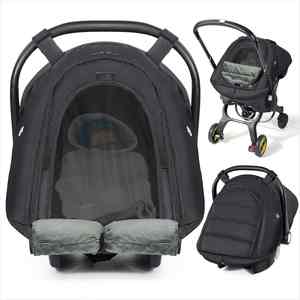 Housse de siège auto imperméable pour poussette, sac de couchage pour siège auto coupe-vent, accessoires de poussette - Product Image 2