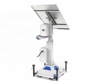 ENERGYFIT T200-4M Tour d'éclairage portable à LED blanches alimentée par l'énergie solaire, mât de 4 m, étanche IP65, Ra80, 50 000 heures, garantie 5 ans, pour chantier