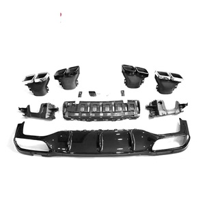 Pare-chocs de voiture A CLSS W176 diffuseur arrière avec embouts d'échappement pour a250 a260 à <span class=keywords><strong>A45</strong></span> spoiler <span class=keywords><strong>2017</strong></span> - Product Image 5