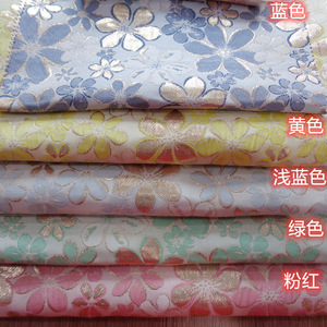 Vestido de pétalos dorados Jacquard teñido en hilo, tela Cheongsam, patrón tejido impreso para ropa de boda - Product Image 2