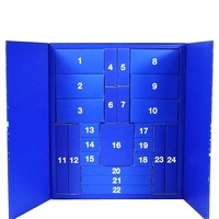 Calendrier d'entrée personnalisé vide, carton de luxe, emballage de cosmétiques, compte à rebours noël, boîte en carton