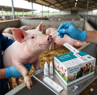Kit de test de grossesse précoce pour équidés - Réutilisable, certifié CE, durée de conservation de 2 ans