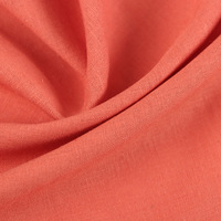 Tissu en lin de couleur unie en stock de 135g pour la technique tissée de la mode féminine utilisée pour le tissu de chemise et de costume