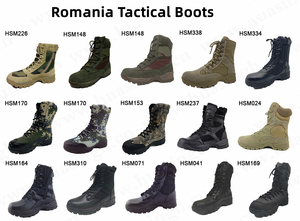 حذاء تكتيكي أسود ممتاز من الجلد nubuck ، سوق روسيا شعبية مضادة للصدمات إيفا + نعل خارجي مطاطي أحذية قتالية HSM169 - Product Image 6