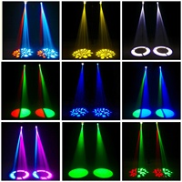 U`King 50W Gobo Schwarzes Gehäuse Bühnenlicht Fernbedienung Beweglicher Kopf LED DMX DJ Disco Lichtanlage Moving Head Lichter