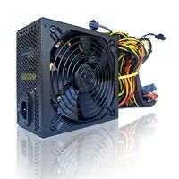 1600W PC PSU güç kaynağı siyah oyun sessiz 120mm Fan 20/24pin 12V ATX bilgisayar güç tedarik