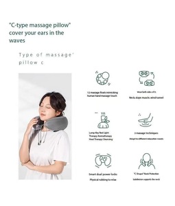 Electric <b>Neck</b> Massager With Heat Vibration Kneading Shiatsu Massage U Shaped <b>Pillow</b> for Shoulder Cervical Pain Relief Fatigue - Product Image 6