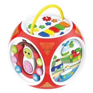 Children's Toy Multi-functional Hexahedral Early Childhood Educational Toys Include Phone Preschool Keyboard Infant Toys