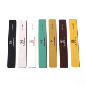 <span class=keywords><strong>Lima</strong></span> de Uñas Rectangular de Doble Cara <span class=keywords><strong>100</strong></span>/180 y 180/240 Granos, Kit Profesional de Limas de Uñas con Logotipo Personalizado - Product Image 1