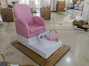 Silla de masaje de pies sin tubo de lujo Silla de spa Pedicura Silla de pedicura Dimensiones - Product Image 3