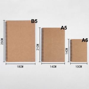 Cuaderno de Papel Kraft A5 con Espiral, Personalizable con Marca, para Regalo/Negocios/Oficina - Product Image 4
