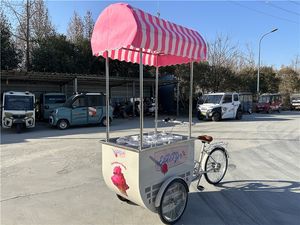 รถเข็นทำไอศกรีมแบบเคลื่อนที่พร้อมช่องแช่แข็ง - Product Image 5