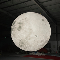 Ballon gonflable géant TianYi Tech, imprimé UV, étanche, en forme de lune ou de planète, pour publicité unique et décorations de fête, résistant aux intempéries
