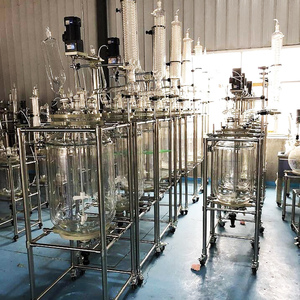 Recipiente de Vidrio de Borosilicato de 100 L, Reactor de Vidrio Cilíndrico de Vidrio Pyrex a Prueba de Explosiones Químicas de 100 <span class=keywords><strong>Litros</strong></span> - Product Image 5