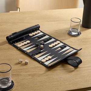 Vente <span class=keywords><strong>en</strong></span> gros de backgammon portable de voyage enroulable <span class=keywords><strong>en</strong></span> cuir PU personnalisé pour les jeux d'extérieur et d'intérieur <span class=keywords><strong>avec</strong></span> <span class=keywords><strong>un</strong></span> <span class=keywords><strong>ami</strong></span> ou <span class=keywords><strong>en</strong></span> famille - Product Image 4