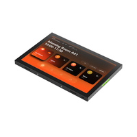 Tableta Android de 10.1 Pulgadas para Montaje en Pared, 4G LTE, NFC Frontal, POE, RS485, RJ12, Barra de Luz RGB, Control de Sala de Reuniones, Señalización Digital