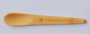 Eco-Friendly Custom Logo Novelty Reusable Honey Spoon Seasoning Mini Bamboo Spoon