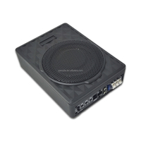 Caisson de basses de voiture 6.5 pouces RMS 300W Peak 1200W Strong Bass Subwoofer actif sous le siège pour véhicule électrique