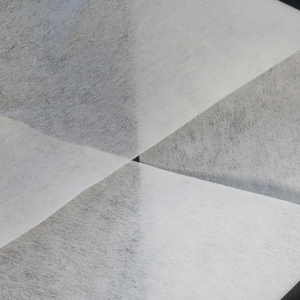 ผ้าสปันเลซสีขาวคุณภาพสูง แบบเรียบ ขนยื่น ผลิตจากเส้นใยเรยอน วิสโคส โพลีเอสเตอร์ ฝ้าย และใยไผ่ - Product Image 1