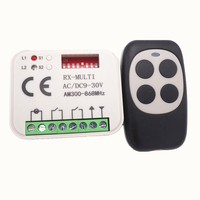 Récepteur de télécommande universel pour porte de garage à balayage automatique multi-fréquence 300-868 MHz
