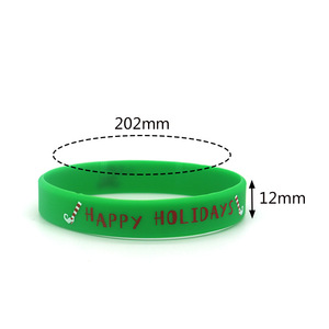 Kreatives Weihnachts-Silikonarmband mit Cartoon-Muster, Gummiarmband für Kinder, Feiertagsparty-Dekoration und Geschenk - Product Image 5