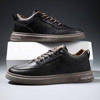 Prix de liquidation du fabricant, chaussures tendance pour hommes, nouvelles chaussures en cuir à semelle épaisse, chaussures décontractées à la mode, baskets pour hommes en stock
