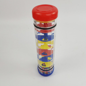 Juguete de reloj de arena de colores para niños, tubo de sonido de lluvia con música, juguete educativo unisex para niños de 4 a 6 años - Product Image 1