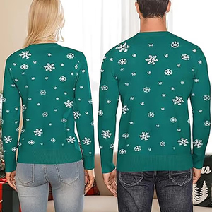 Prix usine <span class=keywords><strong>Pull</strong></span> de Noël moche anti-boulochage en tricot jacquard pour l'hiver, économique, pour <span class=keywords><strong>Maman</strong></span> et moi, pour les fêtes - Product Image 3