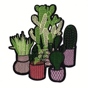 Wholesale Custom Cactus <b>Patch</b> for Clothes Iron on Plant Embroidered <b>Patches</b> Custom Embroidery <b>Patch</b> Badge Diy Accessary - Product Image 3