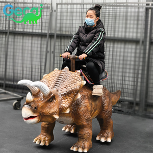 Dinosaurio Andante para Centros Comerciales, Atracción Animatrónica Mecánica Eléctrica, Dinosaurios de Tamaño <span class=keywords><strong>Real</strong></span>, Dinosaurio Tribal - Product Image 4