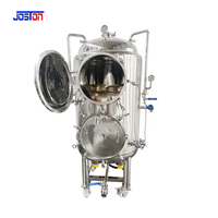 Stérilisateur autoclave en acier inoxydable de grande capacité pour la stérilisation des grains de sorgho et des produits agricoles ensachés