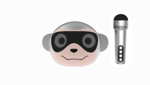 OEM/ODM lindo inalámbrico mini portátil mono Karaoke altavoz con micrófono y Bluetooth mejor regalo para niños fiesta - Product Image 5