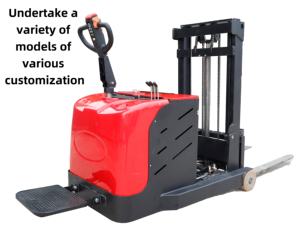 Apilador Eléctrico Portátil, Semieléctrico, de 2000 kg, 1000 kg, 1500 kg, Nuevo, al Precio Más Bajo, con Elevación Automática - Product Image 2